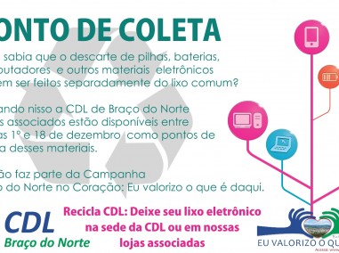 Campanha promove coleta de lixo eletrnico em BN