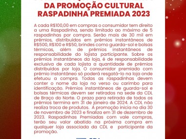 CONFIRA AQUI O REGULAMETO DA PROMOO