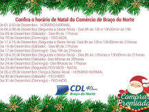 Confira o Horrio e a Programao do Natal 2017